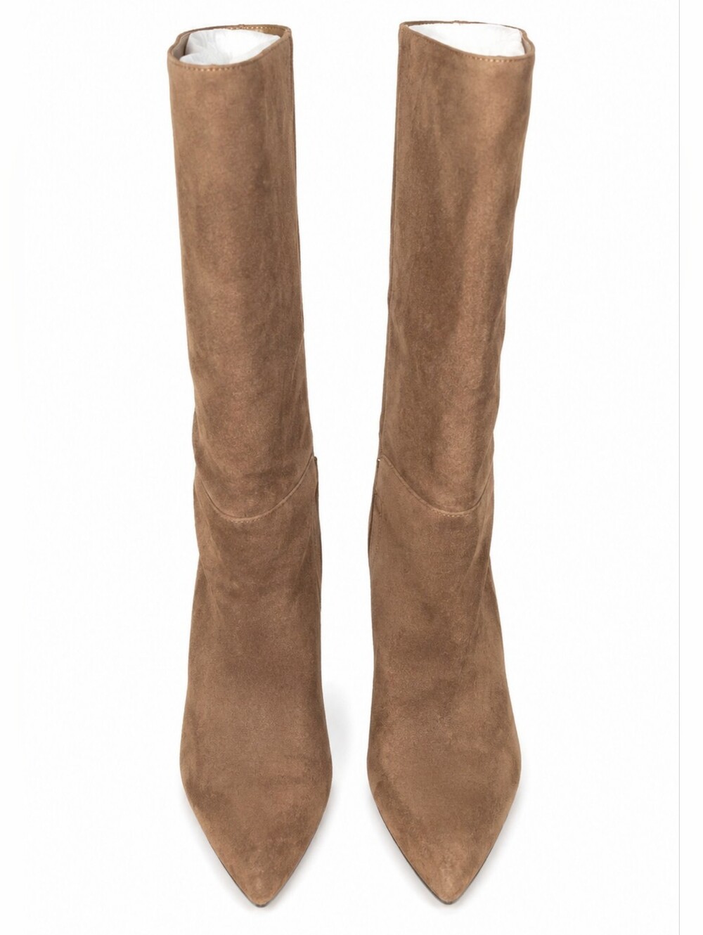 Sam Edelman Brown Suede Mid-Calf Stiletto Boots - Size 10M